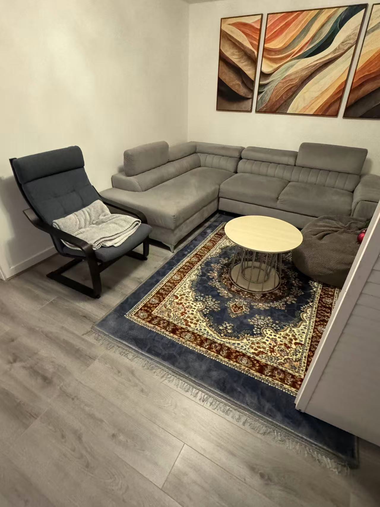 Whole-home laminate installation over a prepared subfloor — image 1