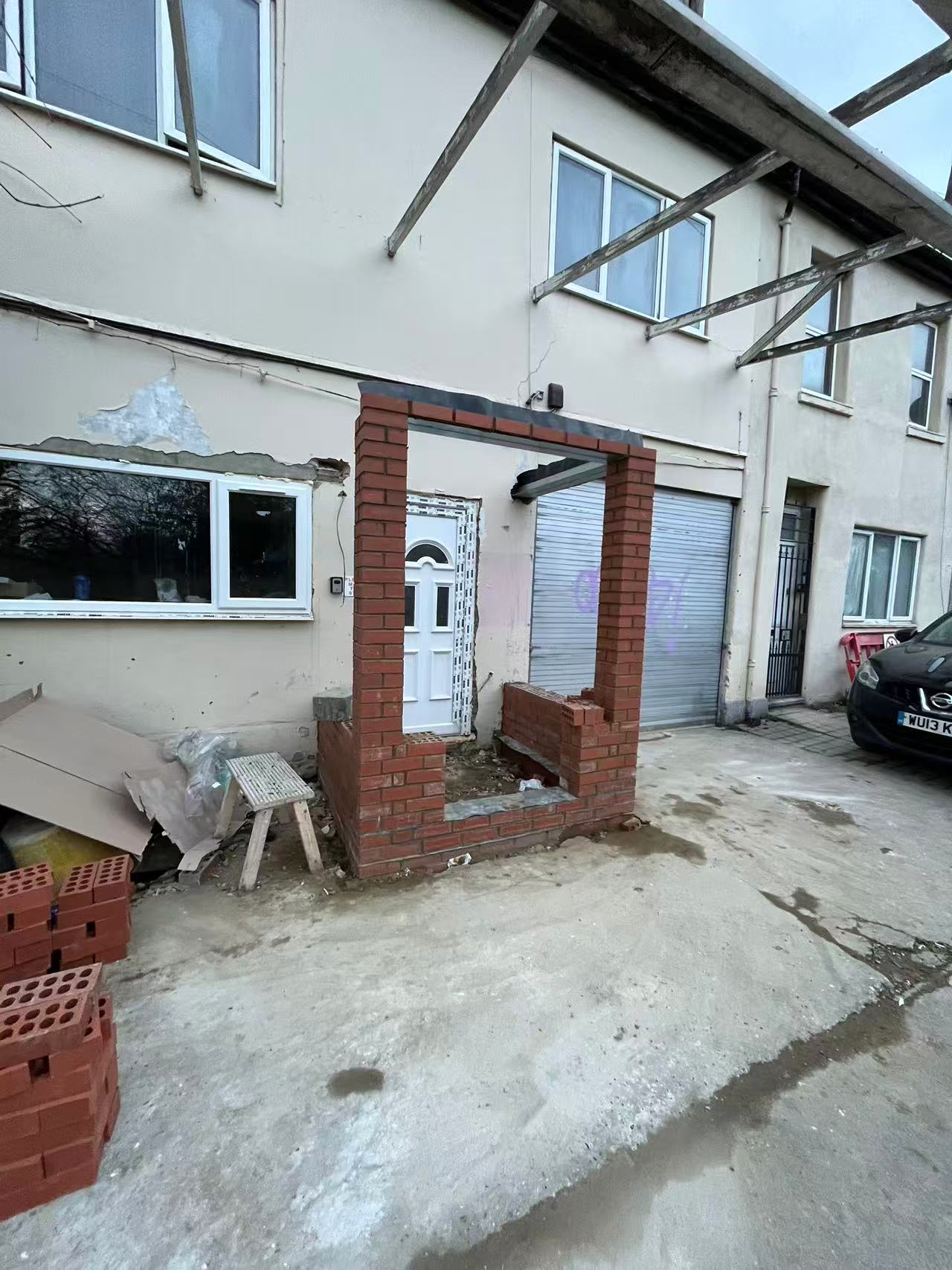 Front porch extension and entrance rebuild — image 2