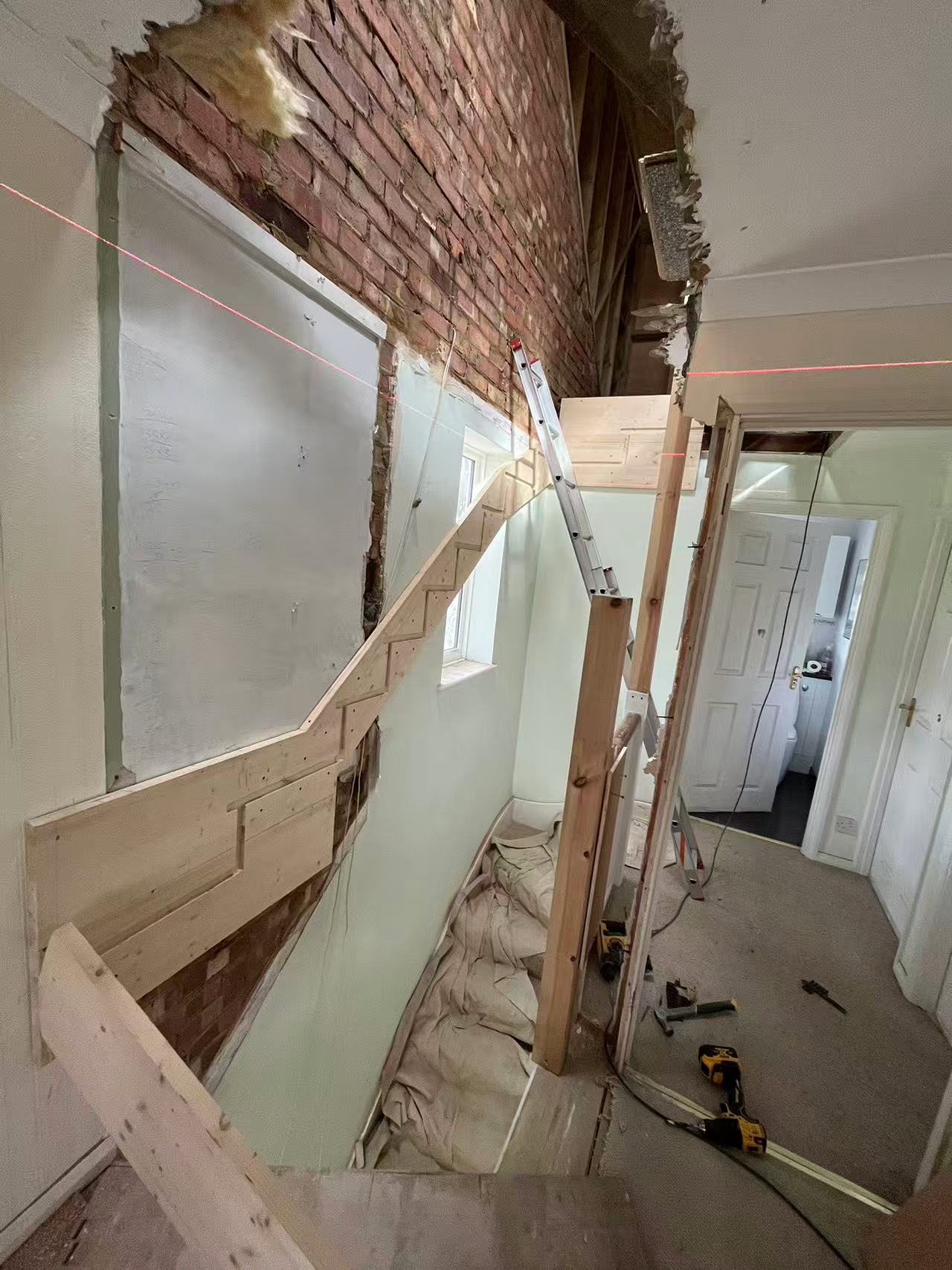 Bespoke timber staircase build for a loft conversion — image 3